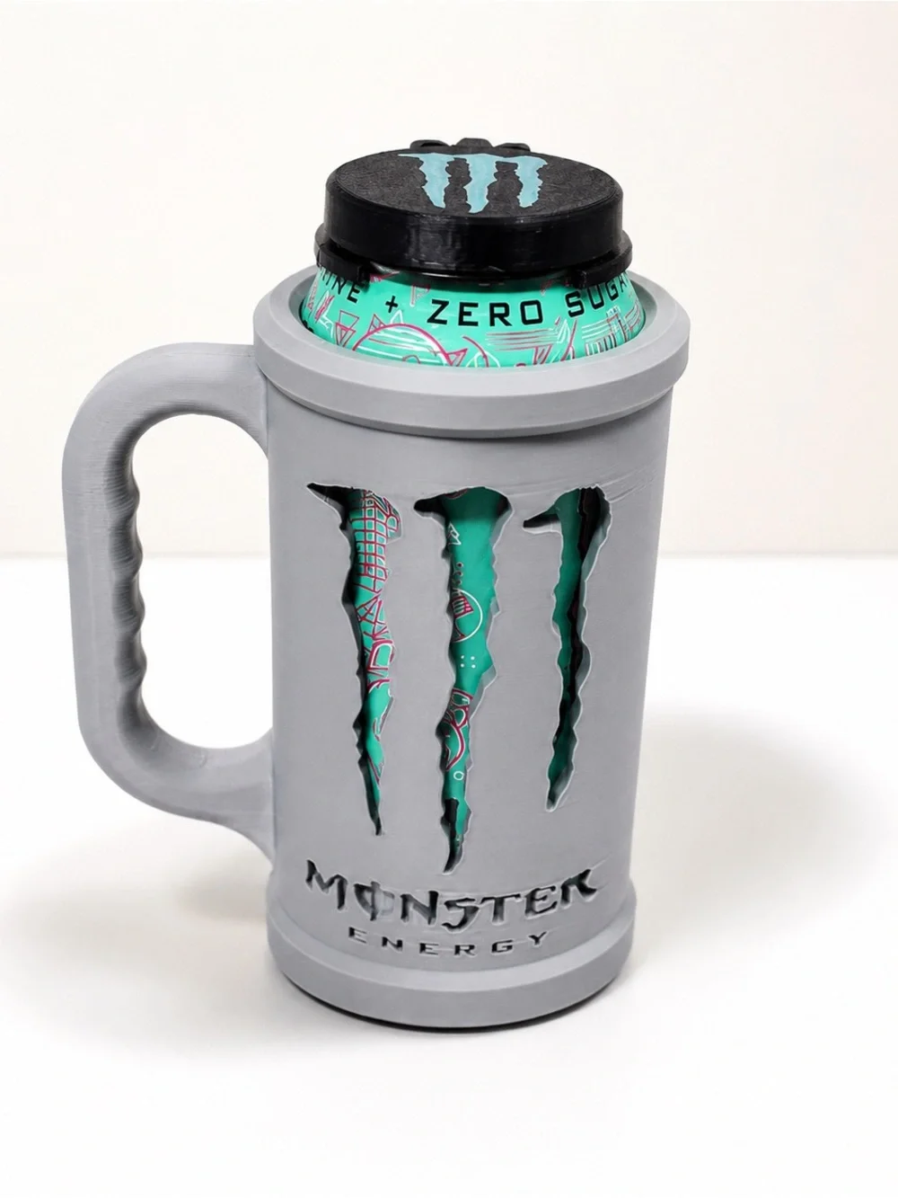 Monster Energy Can Mug with Teal Can Accent